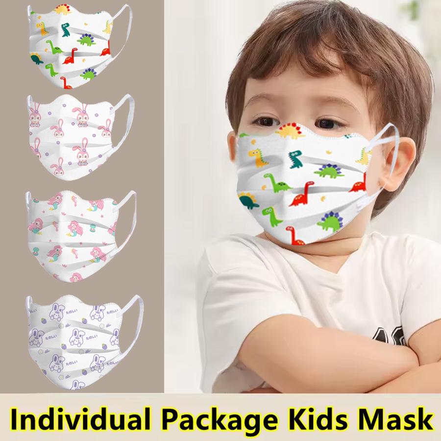 Kids Face Mask - Butterfly Design Kids Cartoon Disposable Face