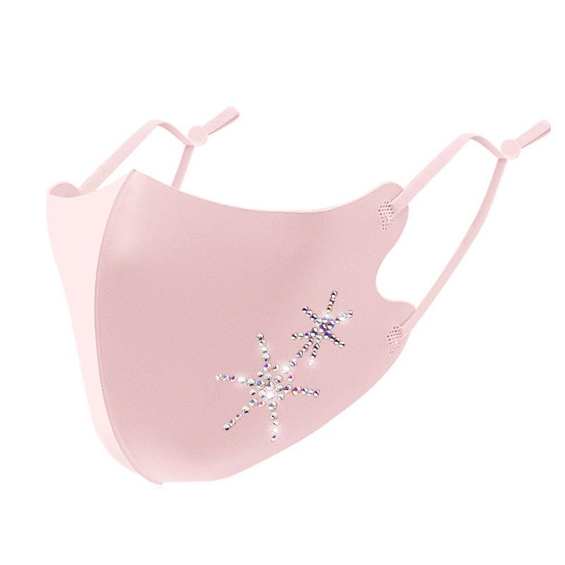Women's Sparkling Rhinestone F - Cloth Face Mask Washable 评论和价格