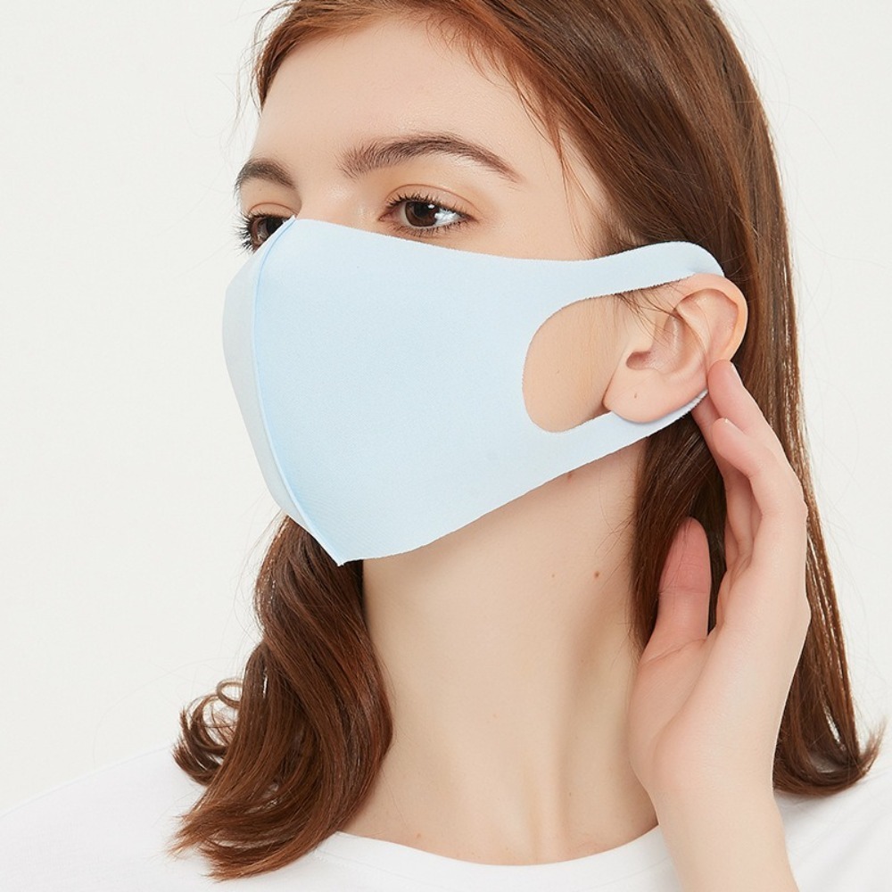 New Breathable Ice Silk Mask A - Kids Face Mask 评论和价格
