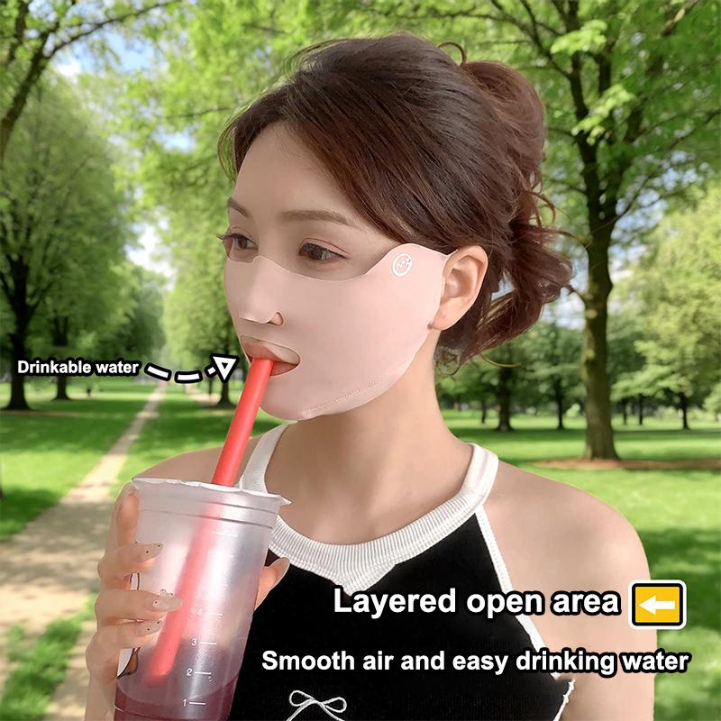 2PCS New Breathable Ice Silk M - Kids Face Mask 评论和价格